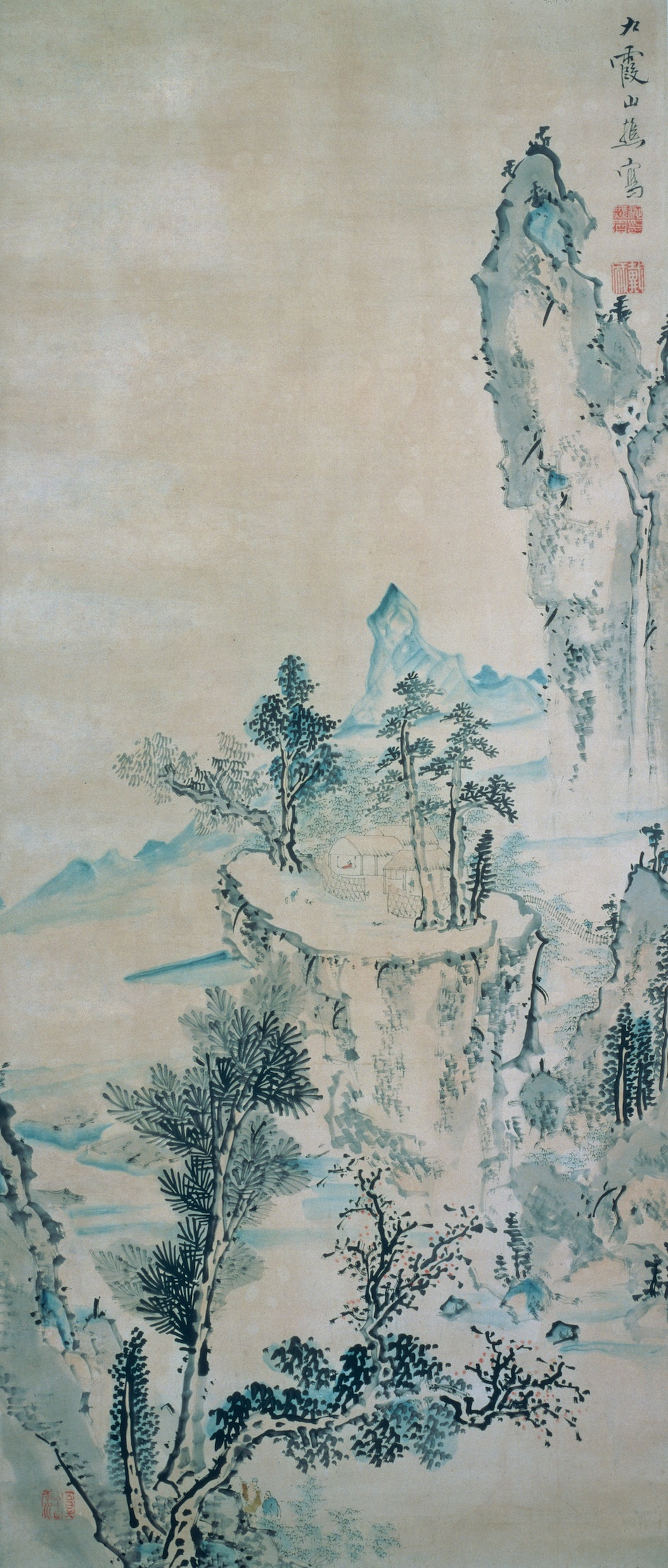 溪上高隠図 | 池大雅 | 収蔵品詳細 | 作品を知る | 東京富士美術館