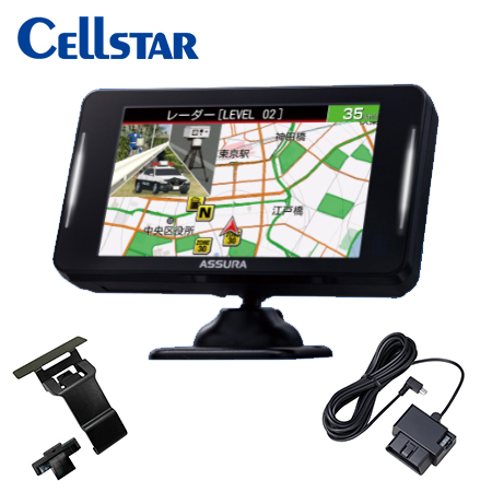CELLSTAR レーザー式オービス対応セーフティレーダー AR-925AW + OBDII