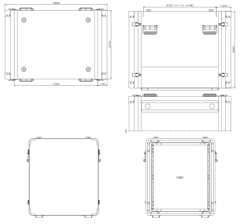 FAL-5712 - フジコーワ工業｜アルミケース・アルミトランク