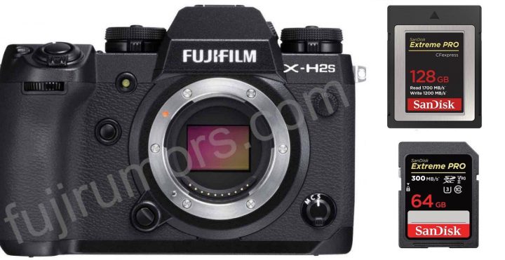 Fujifilm X-H2S with CFexpress Type B and SD-Card Slot - Fuji Rumors
