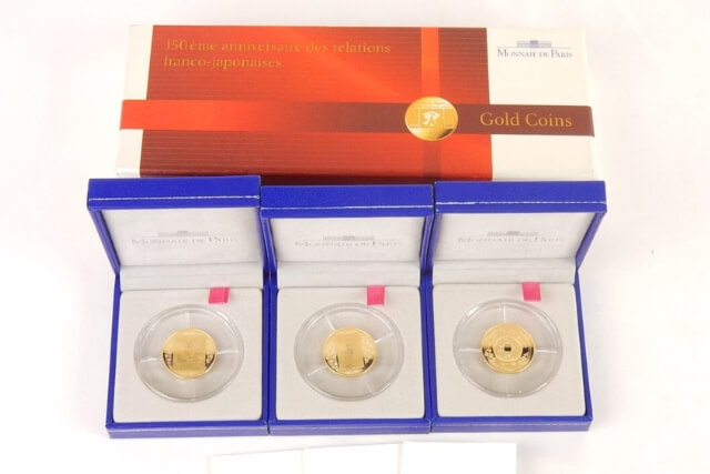 日仏交流150周年記念金貨セット（2008年）の特徴や市場価値を解説