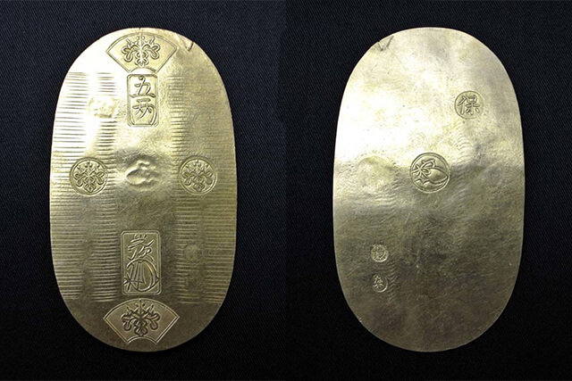 天保五両判金の買取相場紹介！重さや当時の価値、偽物の見分け方