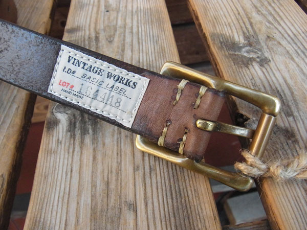 ビンテージワークス レザーベルトVINTAGE WORKS LEATHER BELT DH5679