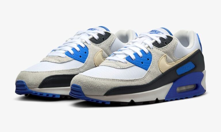 2024年 7/5 発売】NIKE AIR MAX 90 “White/Racer Blue/Black” (ナイキ