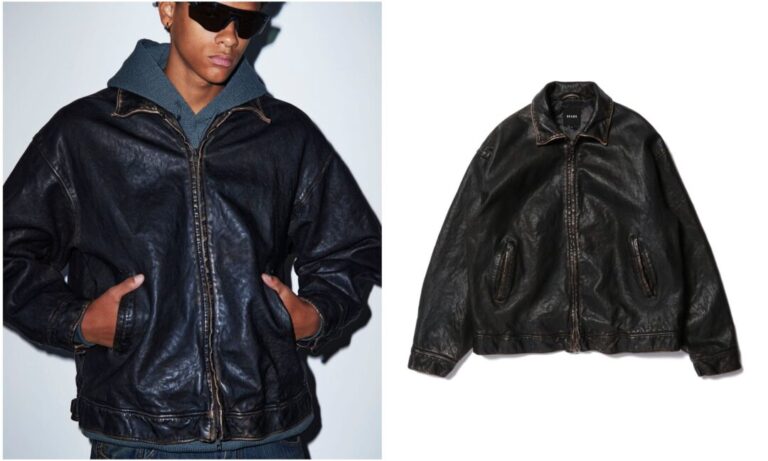 BEAMS ユーズド加工 レザージップブルゾンが、2024年 9月下旬 発売