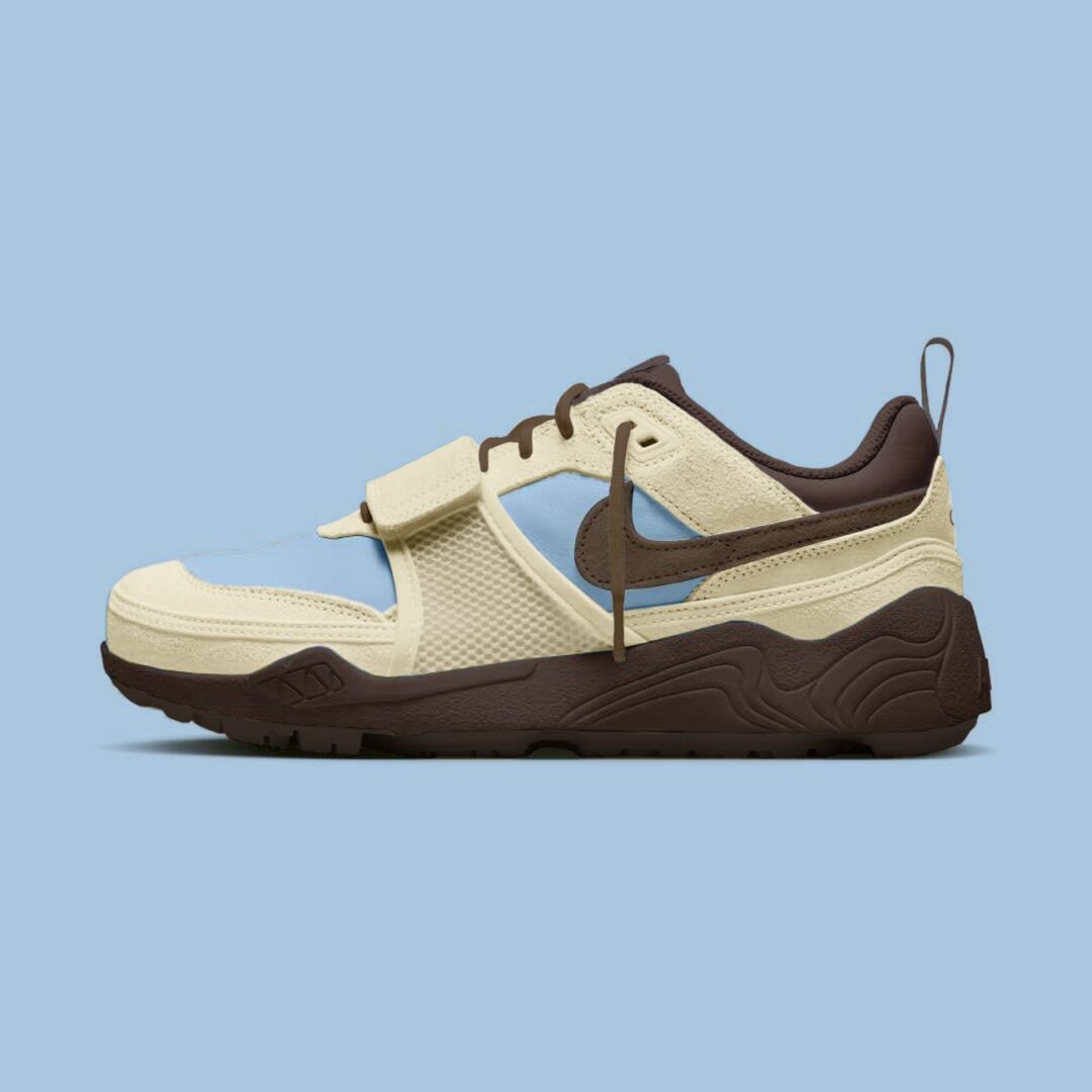 2025年 5/16 発売】Travis Scott × NIKE ZOOM FIELD JAXX “Leche Blue