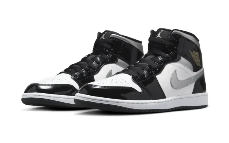 2024年 10/15 発売】NIKE AIR JORDAN 1 MID “Patent Black/Metallic
