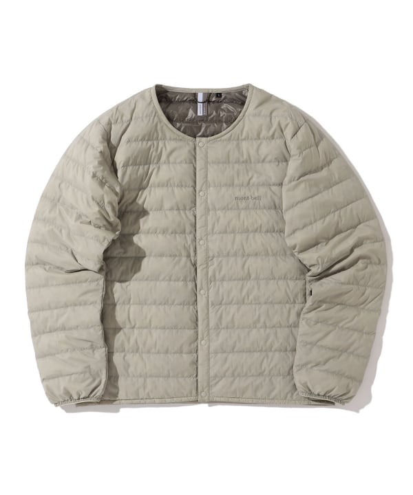 B:MING by BEAMS × mont-bell 別注 スぺリオダウン ラウンドネック