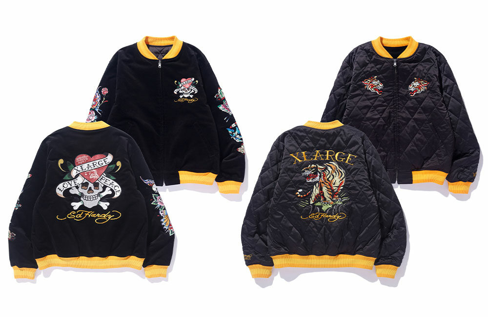 XLARGE × Ed Hardy 最新コラボが2024年 9/28 発売 ​(エクストララージ