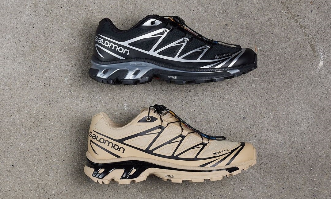 国内 1/27 発売】SALOMON XT-6 GORE-TEX GTX “Safari/Black” “Black
