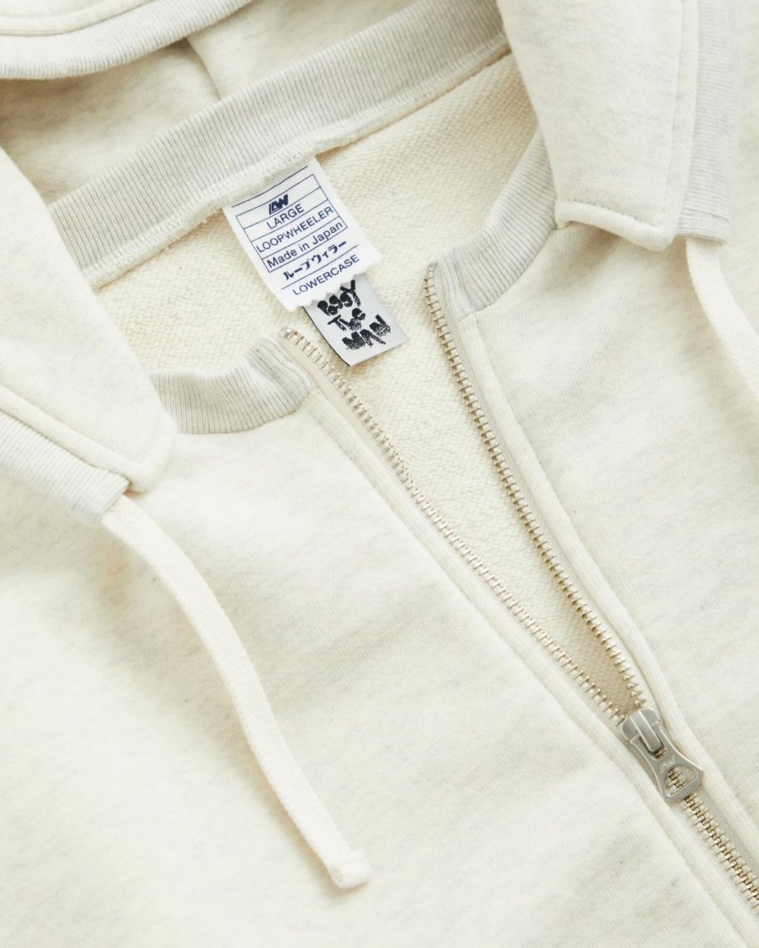LOOPWHEELER × LOWERCASE for POGGYTHEMAN ZIP HOODIE/フーディが2024