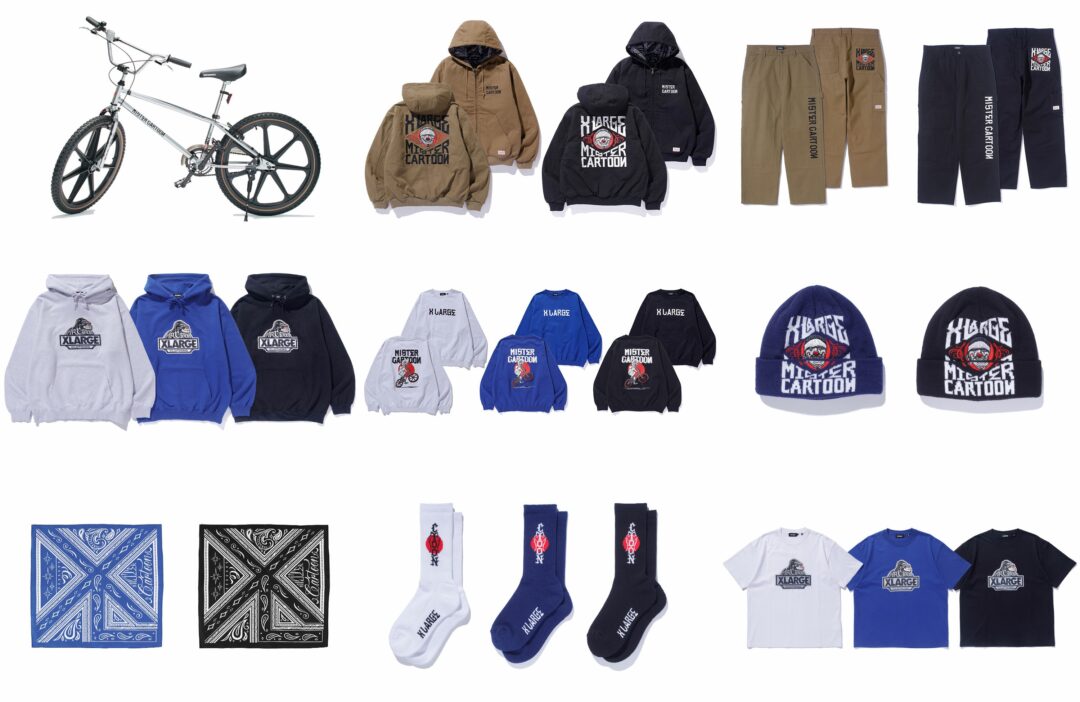 XLARGE × Mister Cartoon 最新コラボが2024年 10/25 発売 ​(エクストラ