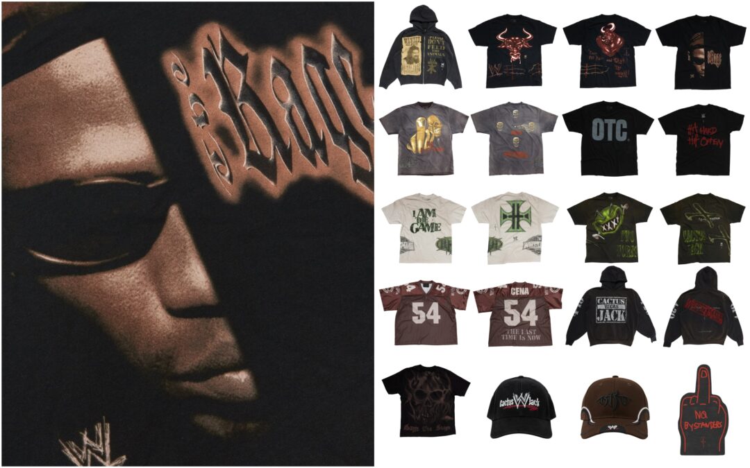 Travis Scott/Cactus Jack x WWE コラボアイテムが発売 (トラヴィス