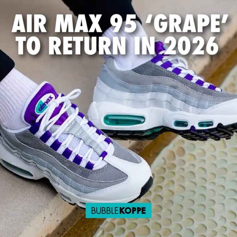 2026年 1/29 発売予定】NIKE W AIR MAX 95 BIG BUBBLE “White/Grape