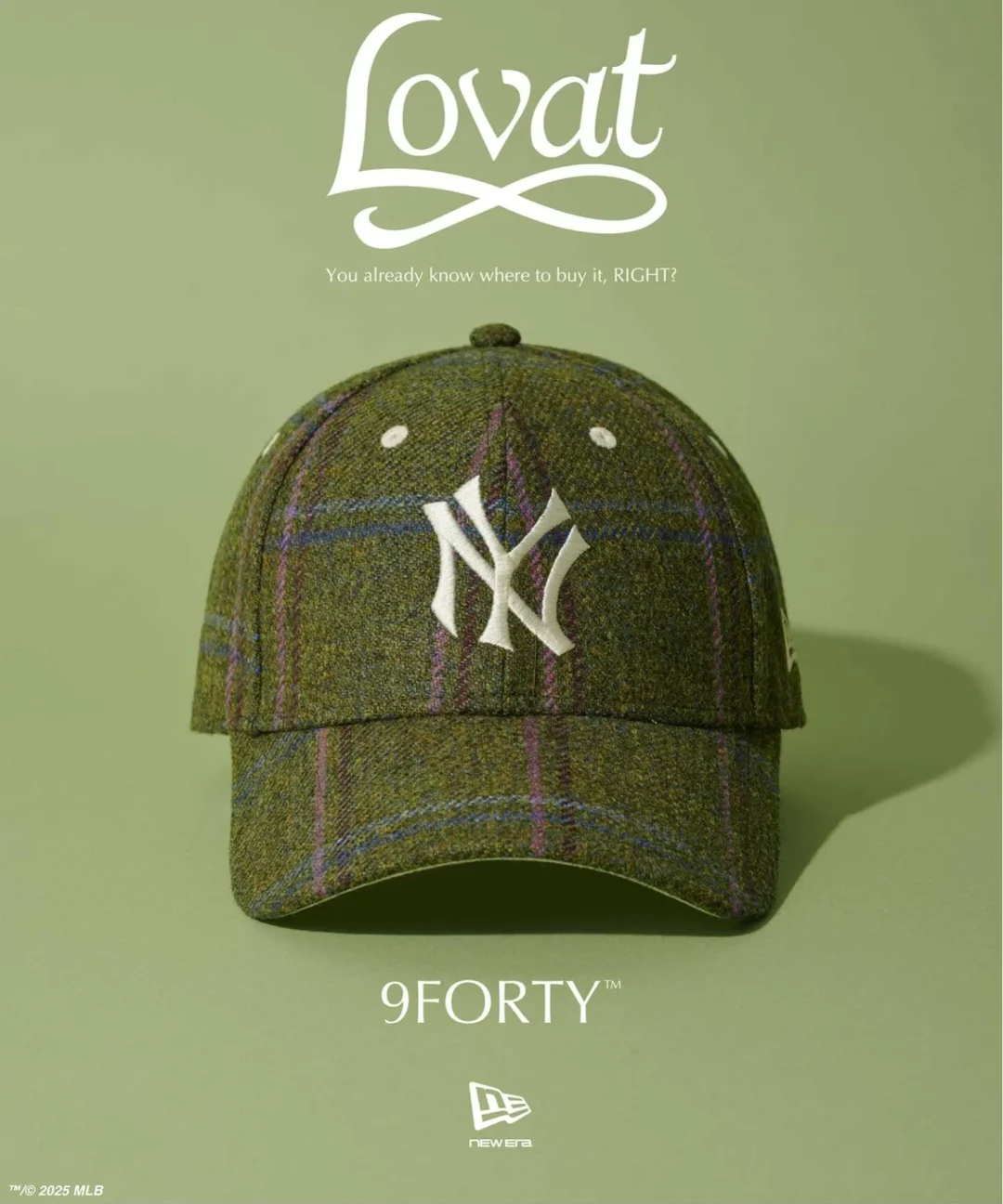 Lovat社」ツイードを採用したJOURNAL STANDARD × New Era 2025 FW 別注