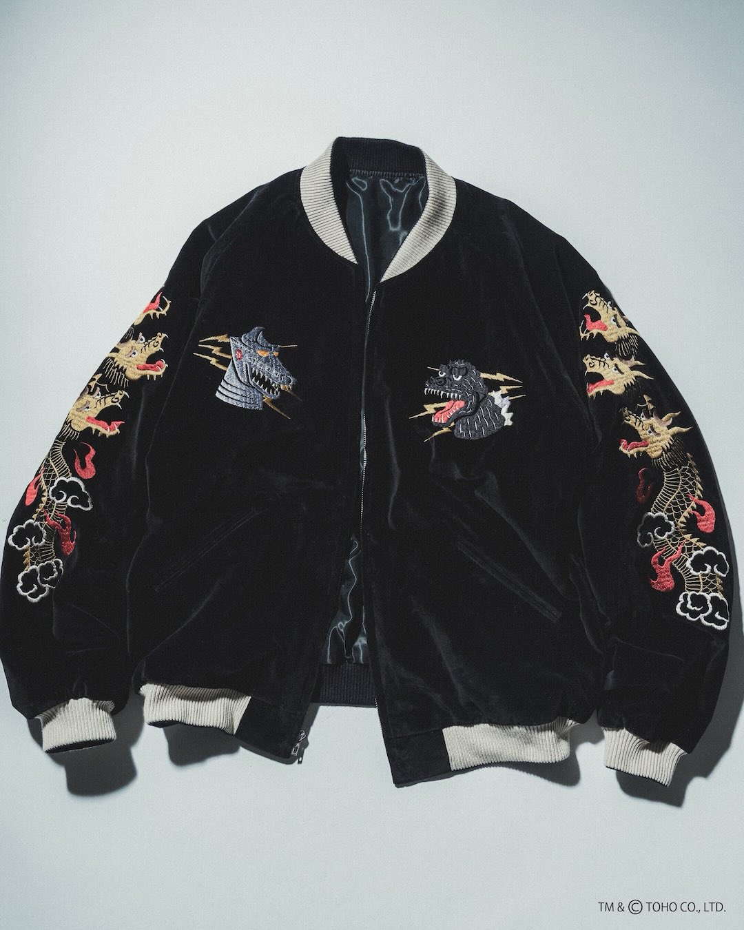 2026年初売り】テーラー東洋 × BEAMS JAPAN コラボ “ゴジラ刺繍