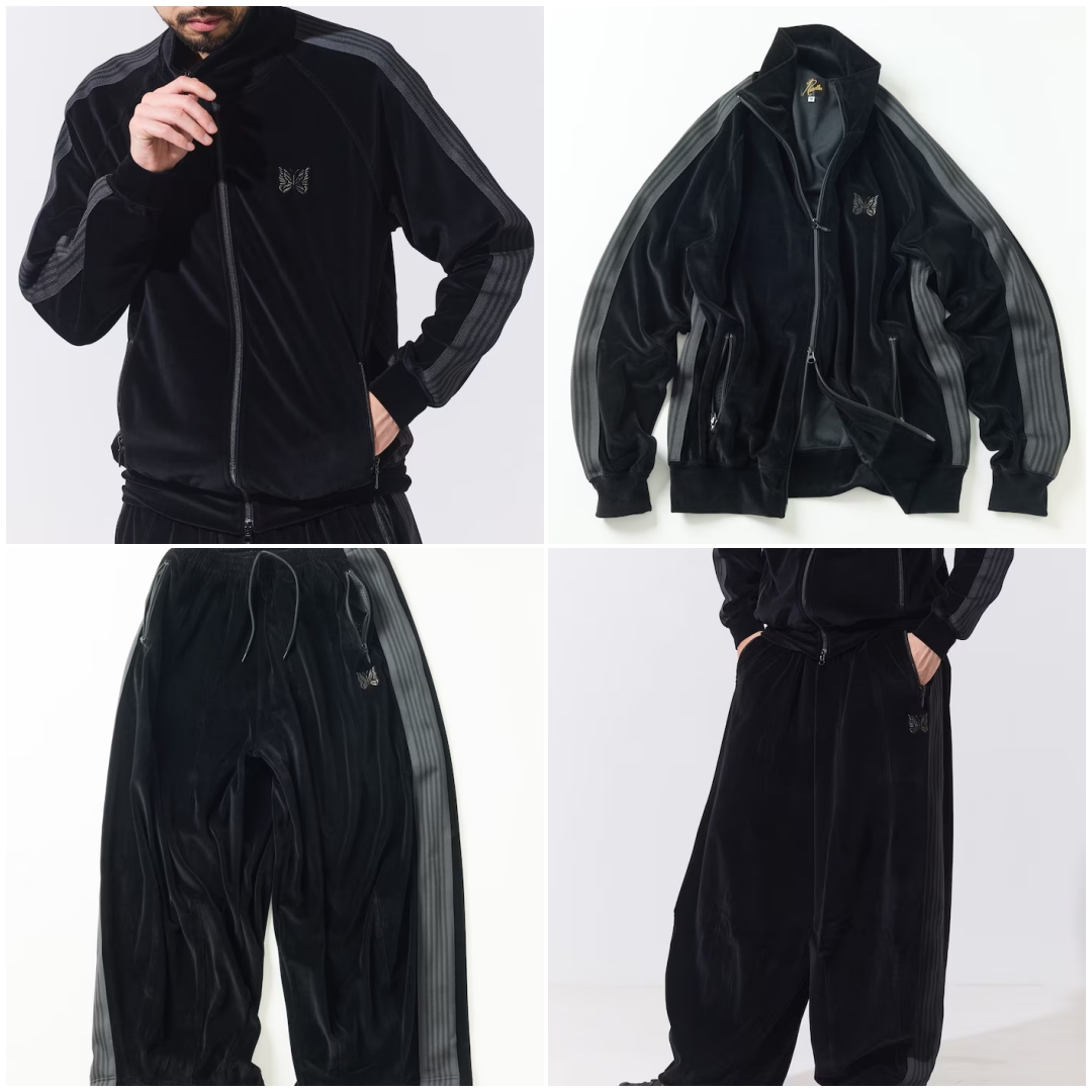 NEEDLES × FREAK'S STORE 別注 2026 SS “Track Jacket Velour & H.D.