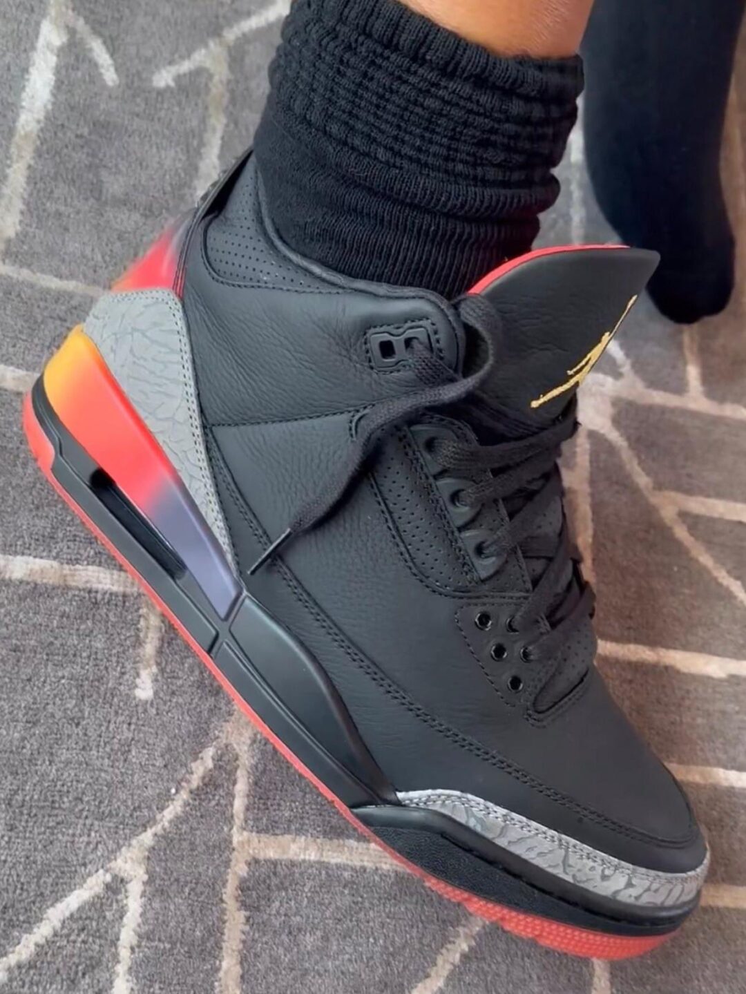 2024年 5/22 発売】J Balvin x NIKE AIR JORDAN 3 RETRO SP “Rio/Black