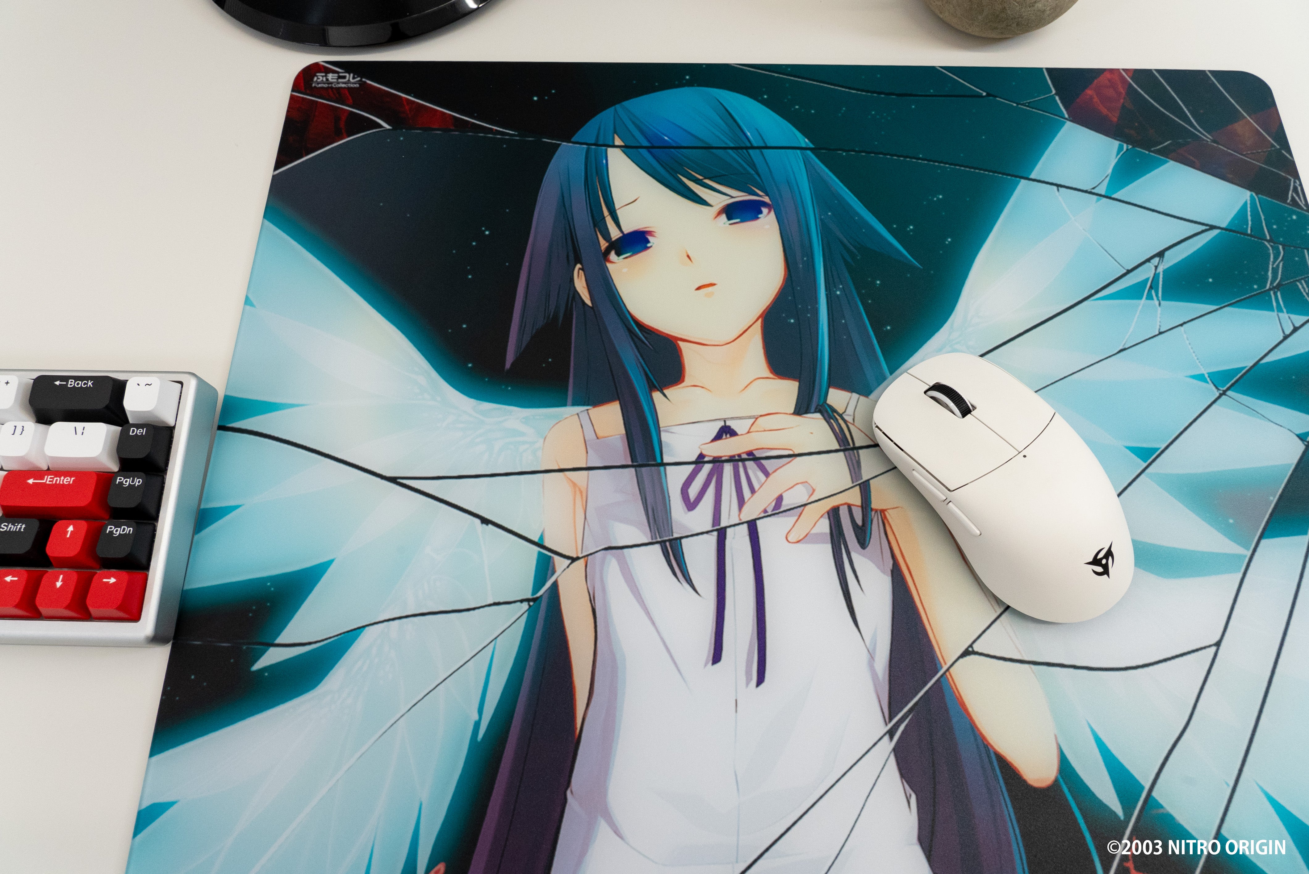 沙耶の唄 × ふもコレ ガラスマウスパッドB Dream Gamer 浮【他商品との