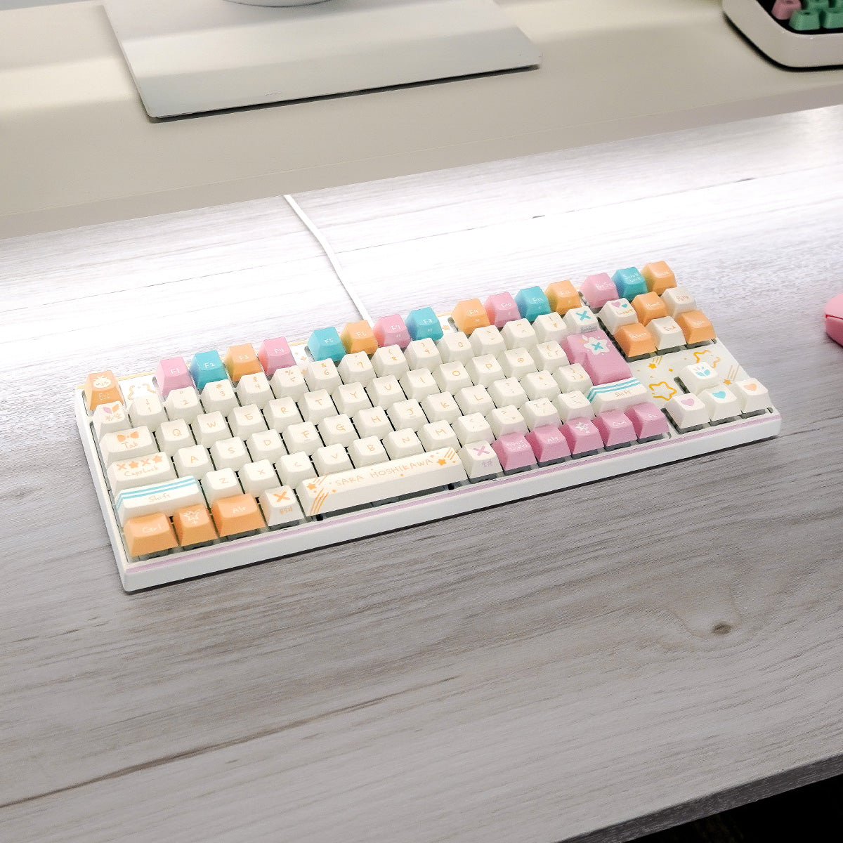 にじさんじ × ふもコレ キーボード 星川サラ VARMILO 日本語配列 80