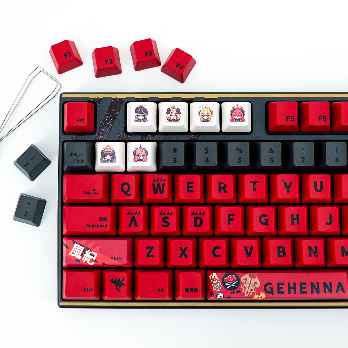 ふもコレ×ブルーアーカイブ キーキャップセット ゲヘナ学園 C｜ふも