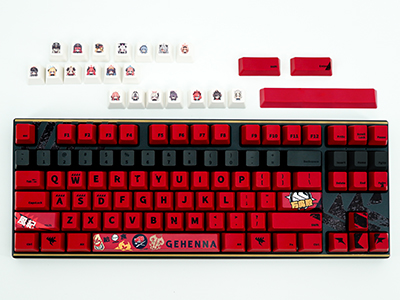 ふもコレ×ブルーアーカイブ キーボード ゲヘナ学園 英語配列｜ふもコレ
