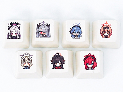 ふもコレ×ブルーアーカイブ キーキャップセット ゲヘナ学園 C｜ふも