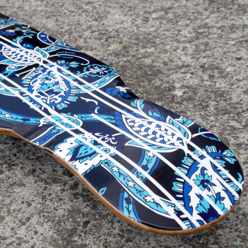 トラベロールロングボード フラワーブルー44フリースタイル / Travelol