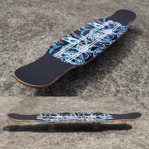 トラベロールロングボード フラワーブルー44フリースタイル / Travelol