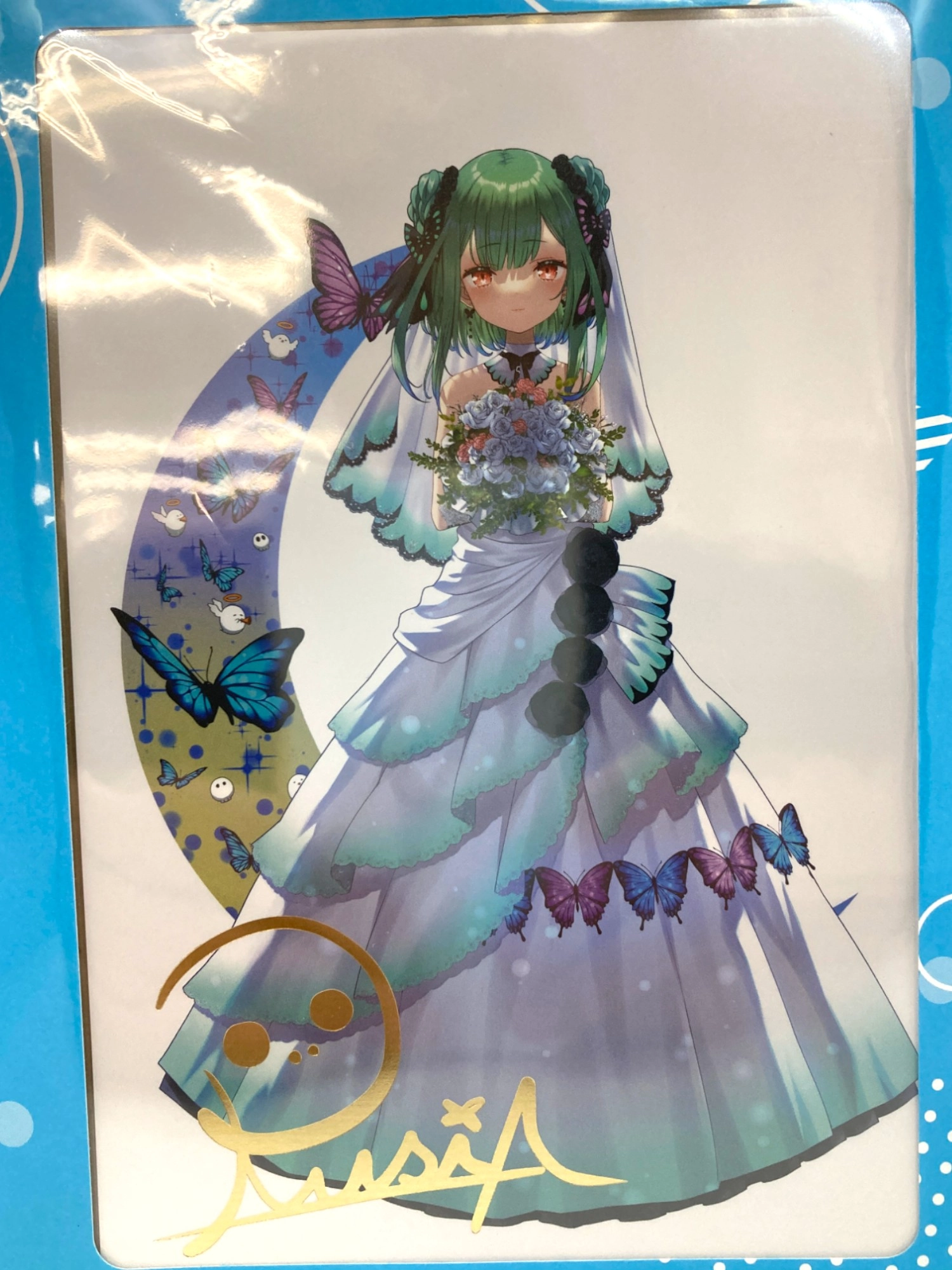 ふるいちオンライン - ホビー/VTuber/潤羽るしあ 箔押し複製サイン入り