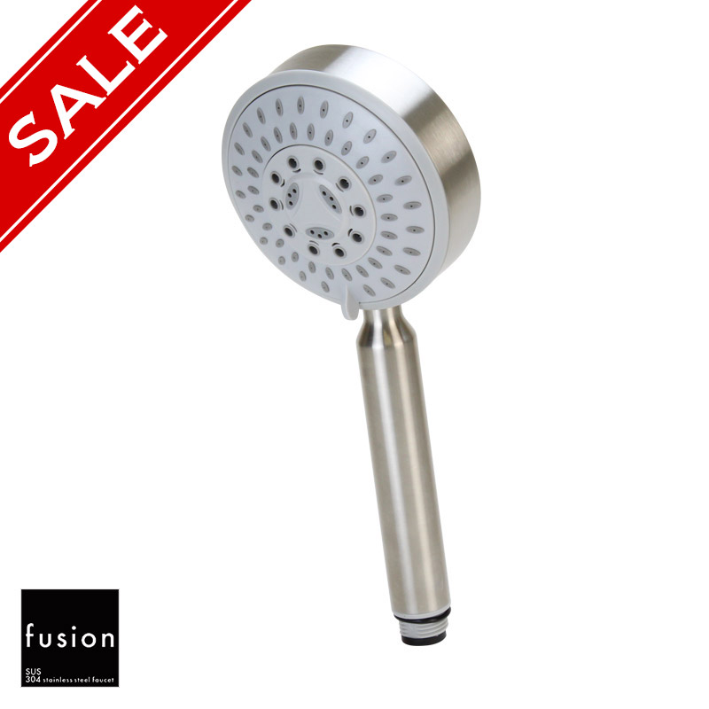 ステンレス・シンプルシャワーヘッド（ラウンド）SSB772｜[fusion