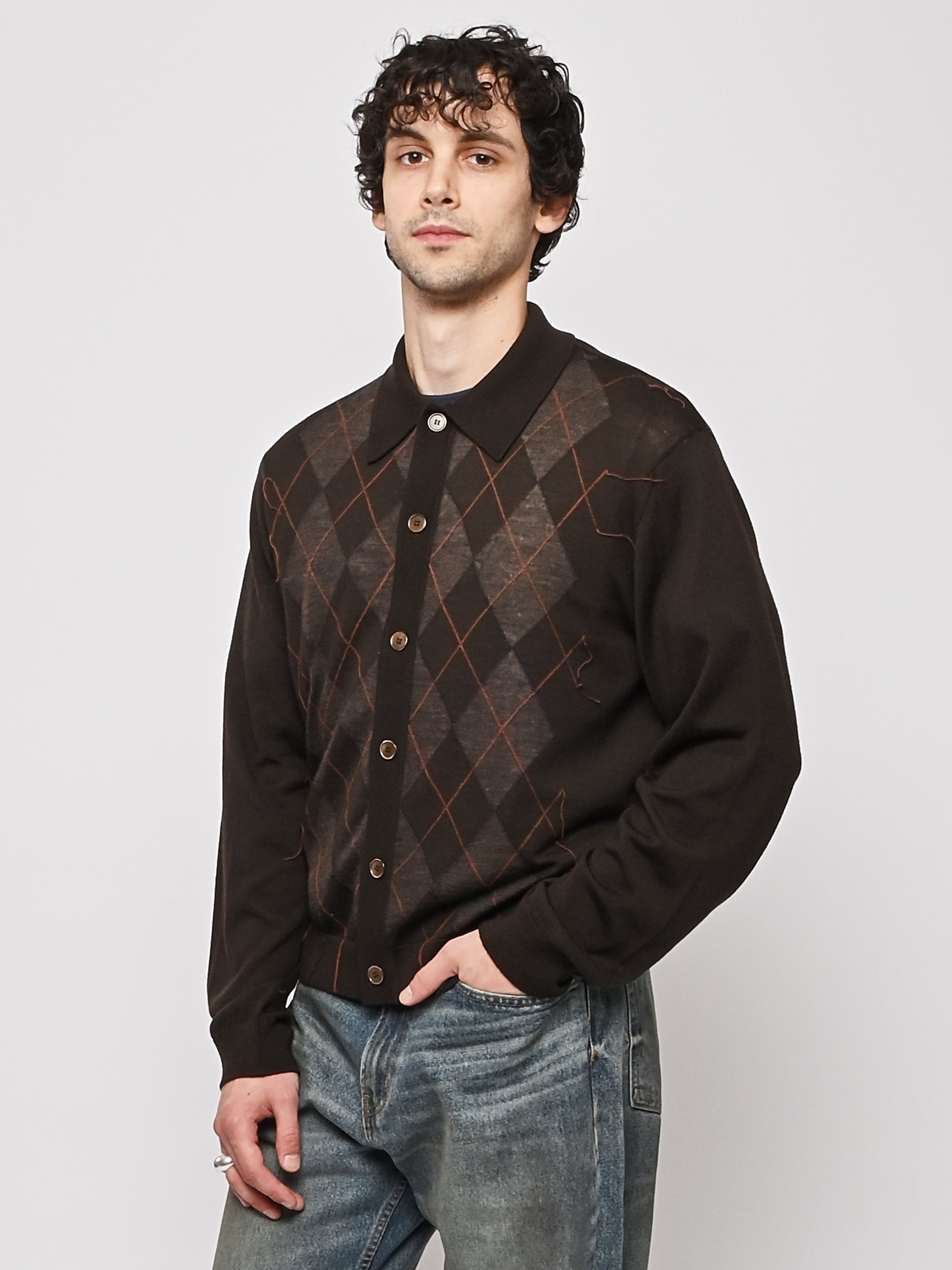 Our Legacy - Pub Argyle Fine Wool Evening Polo – Frances May