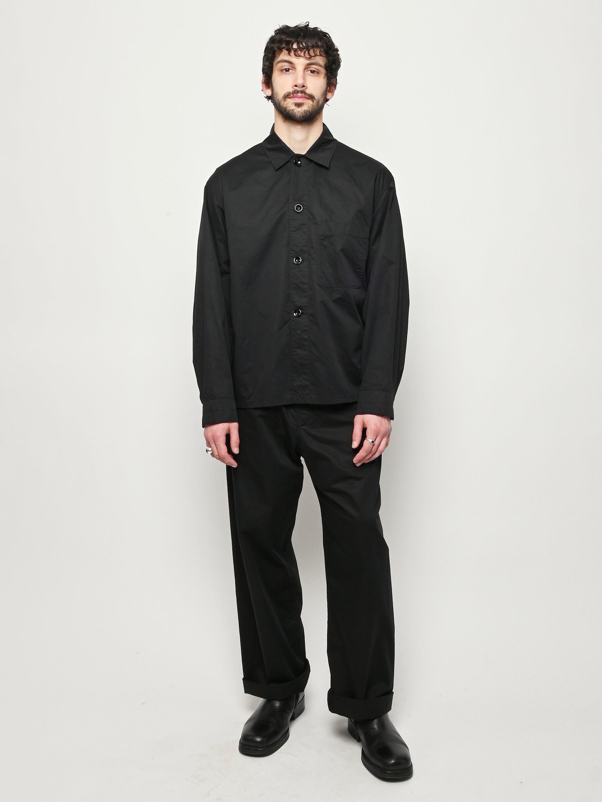 Lemaire - Black Pyjama Shirt – Frances May