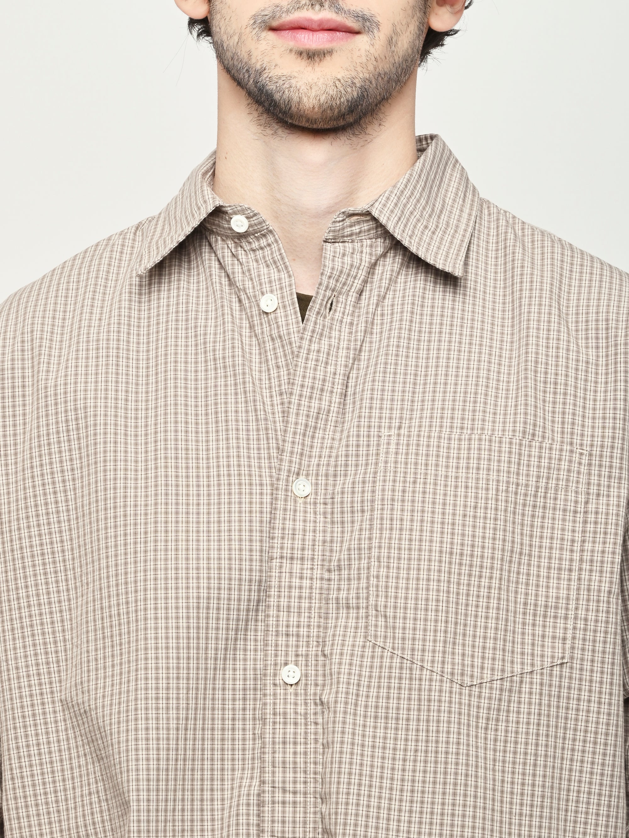 Norse Projects - Walnut Ole Oversize Poplin Check Shirt – Frances May