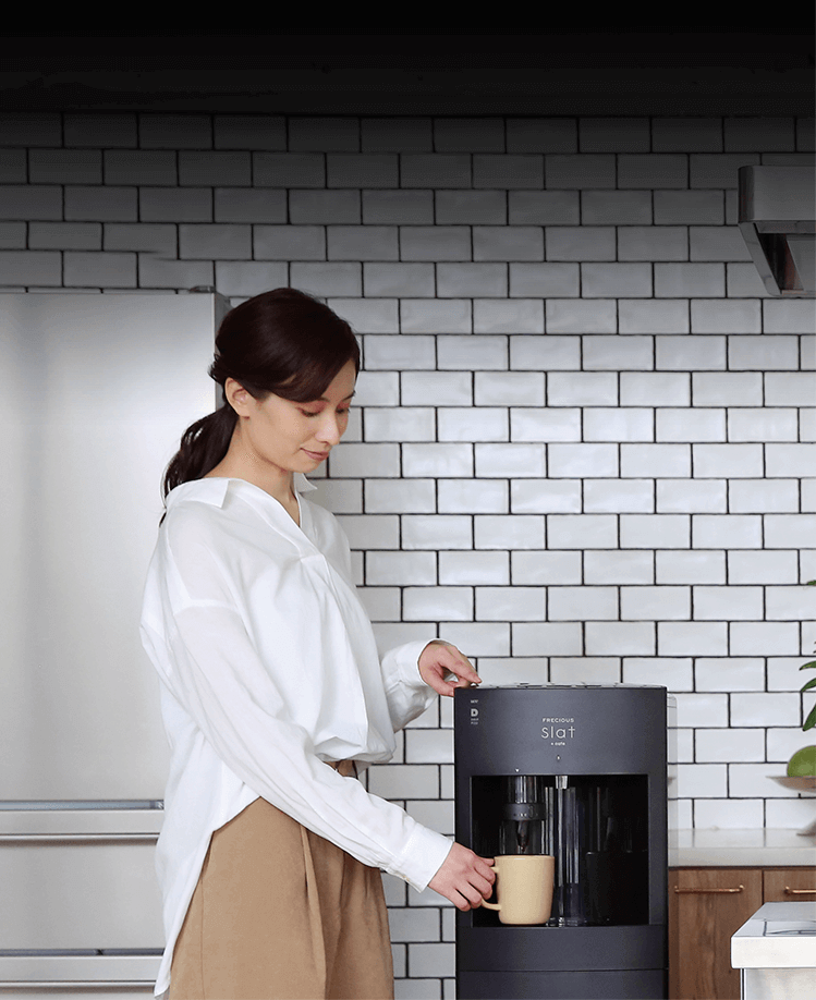 コーヒーメーカー一体型ウォーターサーバー｜Slat+cafe（スラット+