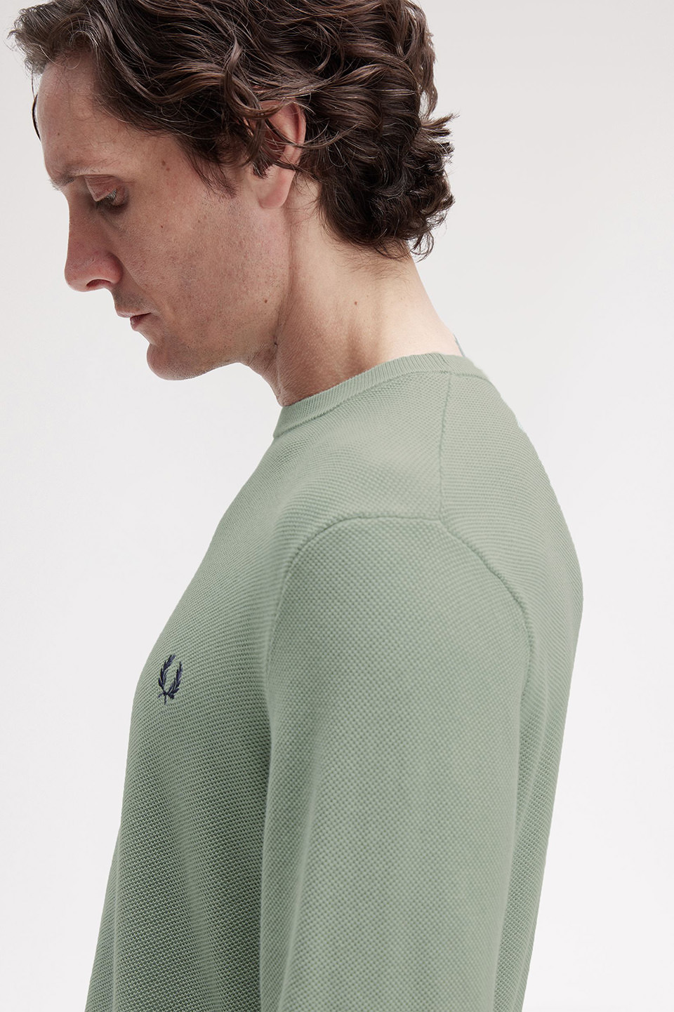 Pique Stitch Jumper(S Z16：BAYLEAF): | FRED PERRY JAPAN | フレッド
