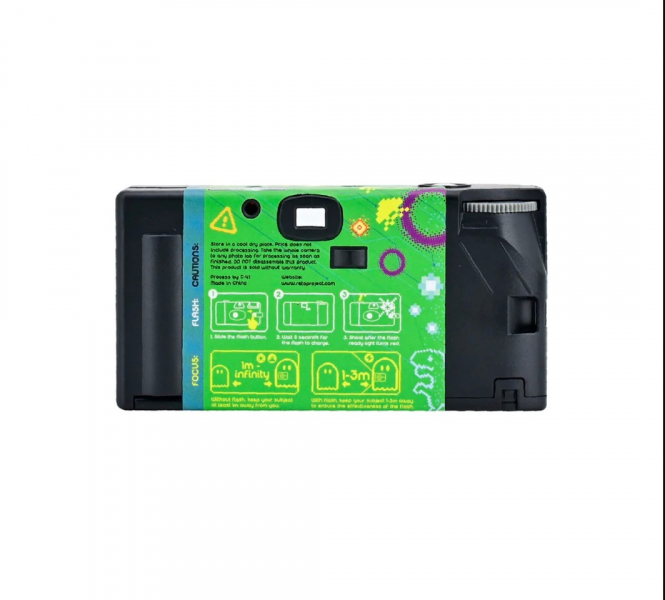 RETOCOLOR PIXELATE DISPOSABLE CAMERA 35MM X 27 EXP.