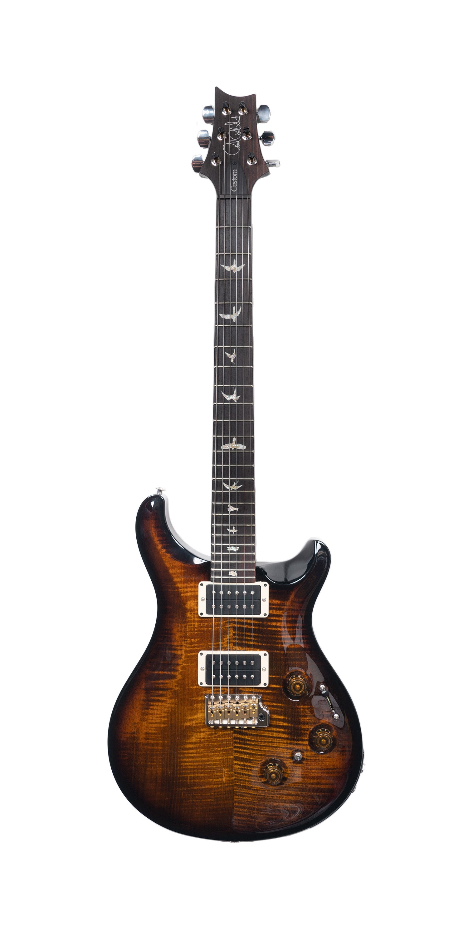 PRS Custom 24 - Black Gold Burst – FRET12