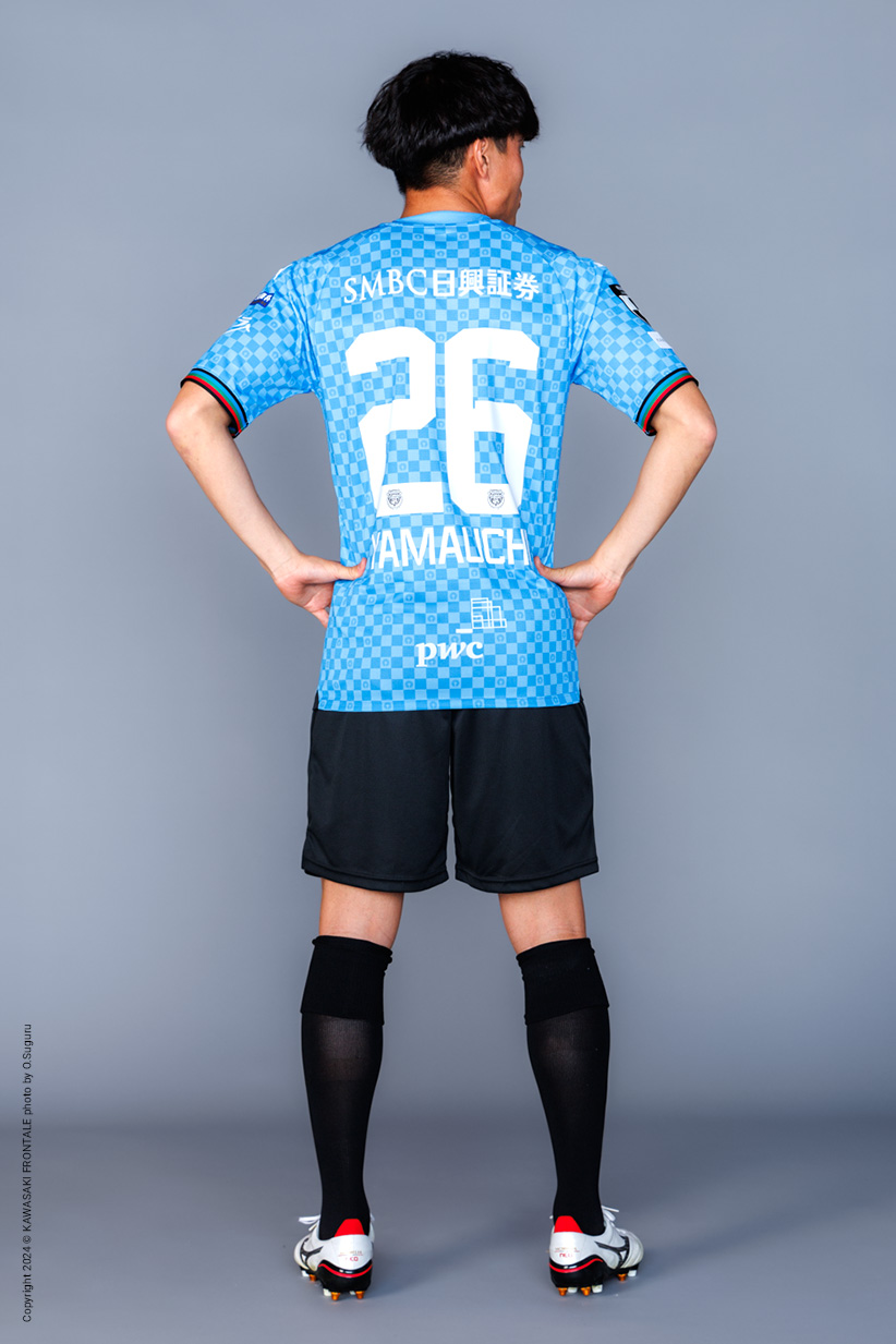 MF26/山内 日向汰選手 | 選手・スタッフプロフィール2024 : KAWASAKI