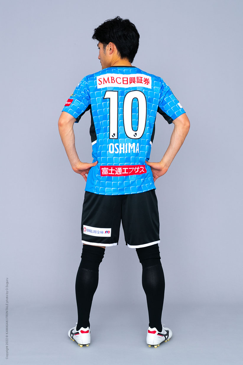 MF10/大島 僚太選手 | 選手・スタッフプロフィール2022 : KAWASAKI