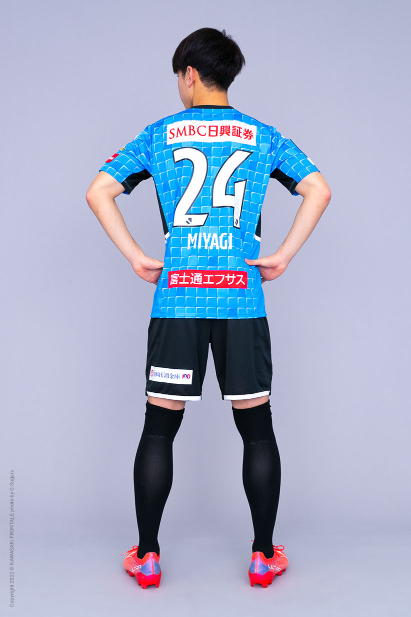 FW24/宮城 天選手 | 選手・スタッフプロフィール2022 : KAWASAKI FRONTALE
