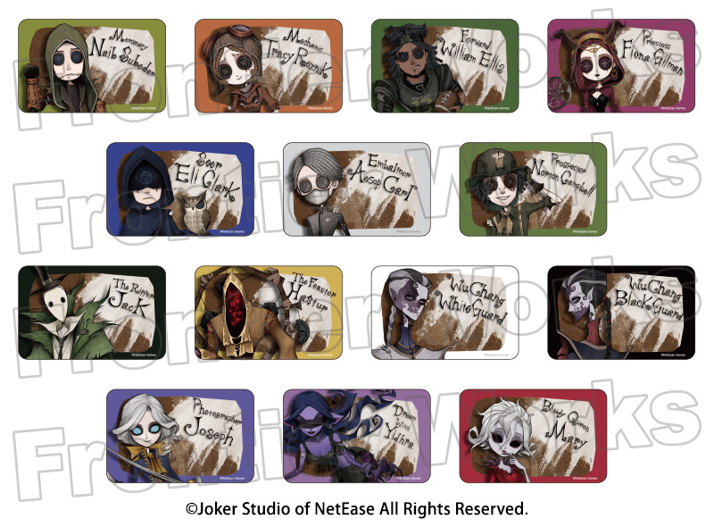 Identity V リバイバル総選挙 Dark×POP トレーディング缶バッジ Vol.1