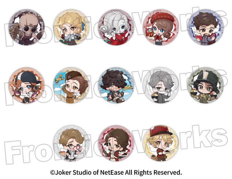 Identity V トレーディング缶バッジFun Trip 関東 - フロンティア