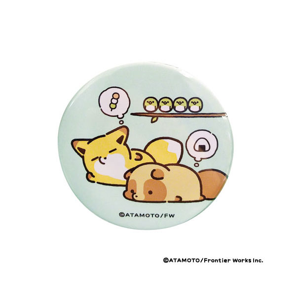 缶バッジ（全3種） — 「タヌキとキツネ」公式サイト