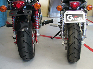 ノーマルモンキーに8インチ4.0Jワイドホイールを装着する | Gクラフト