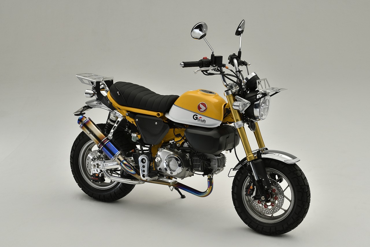 モンキー125 カスタムシート 段付きタックロール | Gクラフト