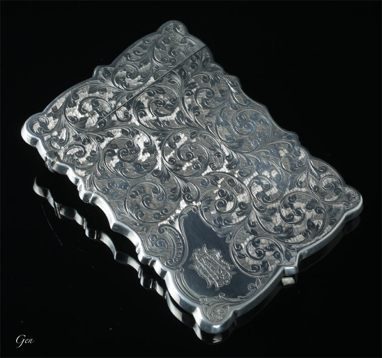 シルバー カードケース アンティーク