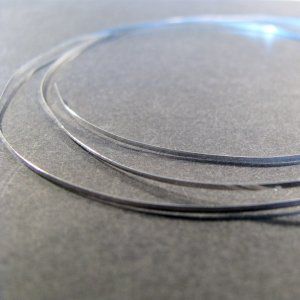 七宝用 銀平線 0.1厚 巾1.0 長さ 1m 1本