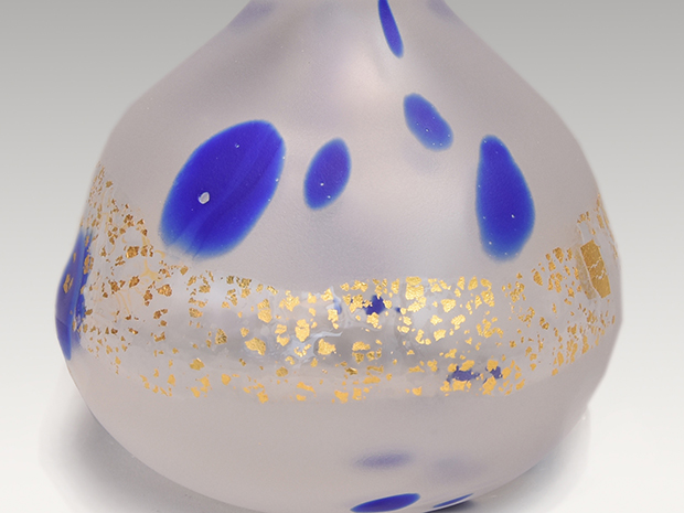 冷酒徳利 藤田 潤(作) 手吹きガラス 共箱 | 古美術ささき