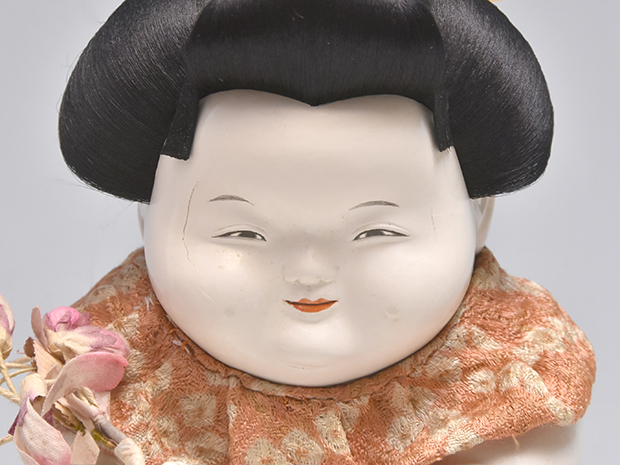 御所人形 福助 お福 明治頃 浅原革世氏旧蔵品 | 古美術ささき